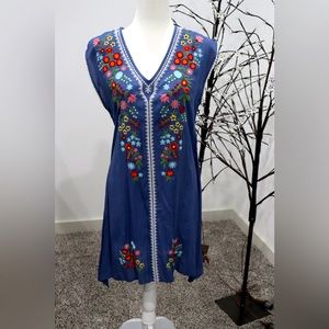 Embroidered traditional dress